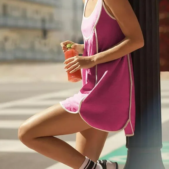 Rosered Women's Summer Athletic Sleeveless Mini Dress - Casual, Loose Fit,  Pleat is available for purchase on au PAY Market - Imported Goods Online  Store Co.Ltd. | au PAY Market - Online Shopping Site
